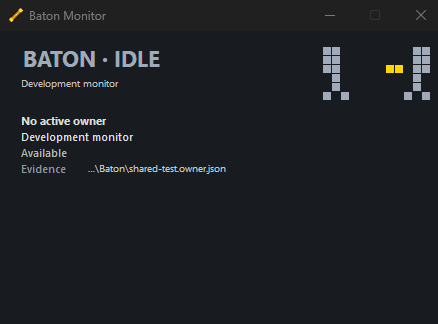 Agent Workflow Monitor idle
