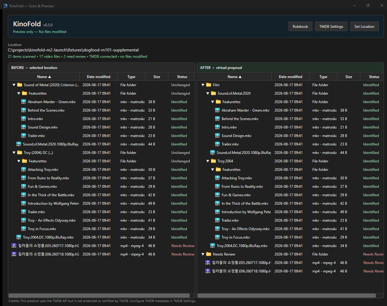 KinoFold product screenshot